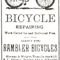 Amos Woodward advertisement from 1894